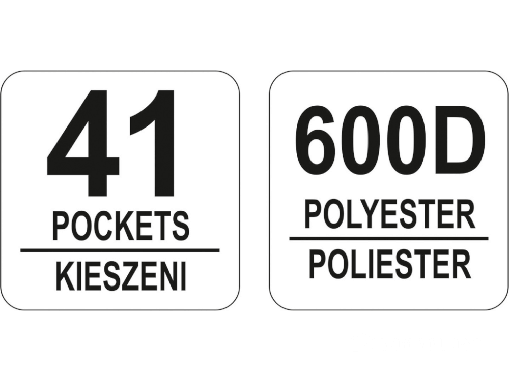 ჩანთა ხელსაწყოებისთვის YT-74360 - წყალგაუმტარი, გამძლე და პრაქტიკული დიზაინით სურათი