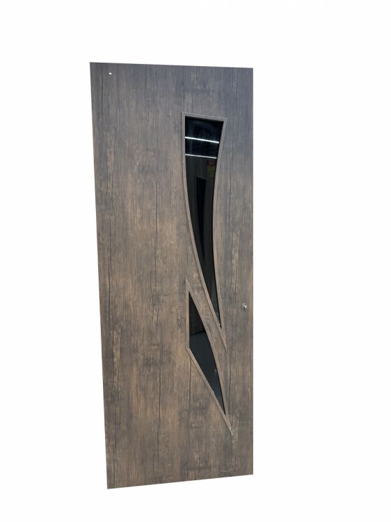 კარის კომპლექტი SD-08 220*80 OLD TREE PVC შავი მინით (10) სურათი
