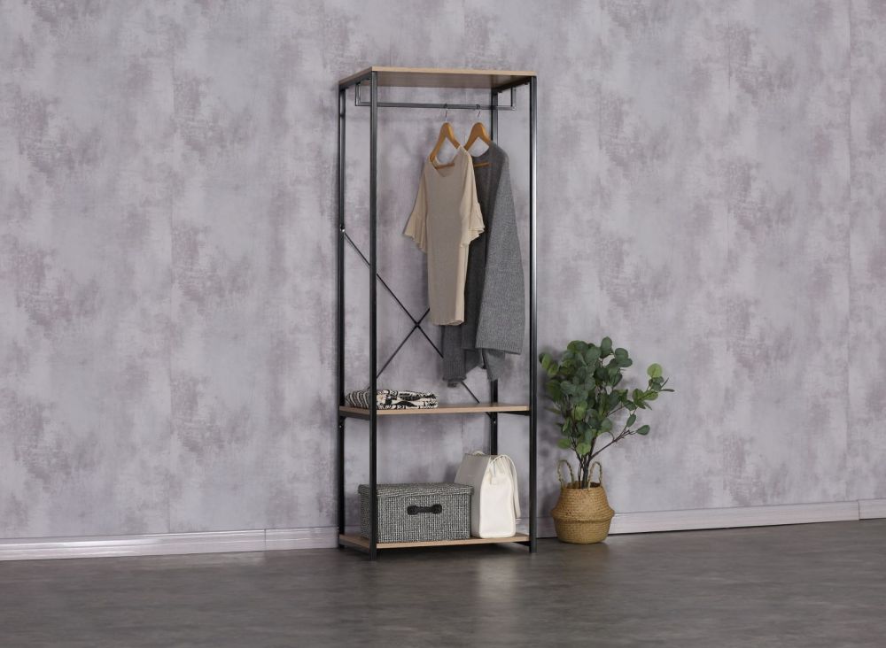  ტანსაცმლის საკიდი ქვედა 2 თაროთი 60*40.4*167  YG6017DLGZ სურათი