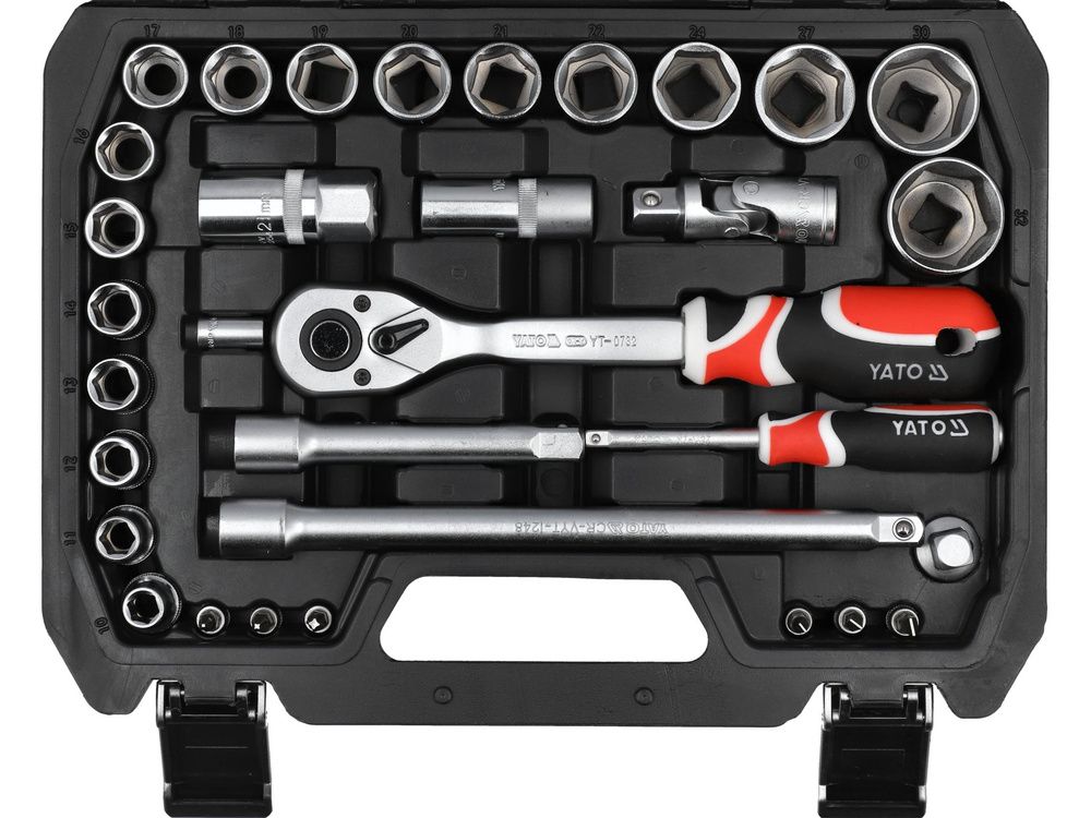 თავაკების ნაკრები 1/2" 60 ც YATO YT-12660 სურათი