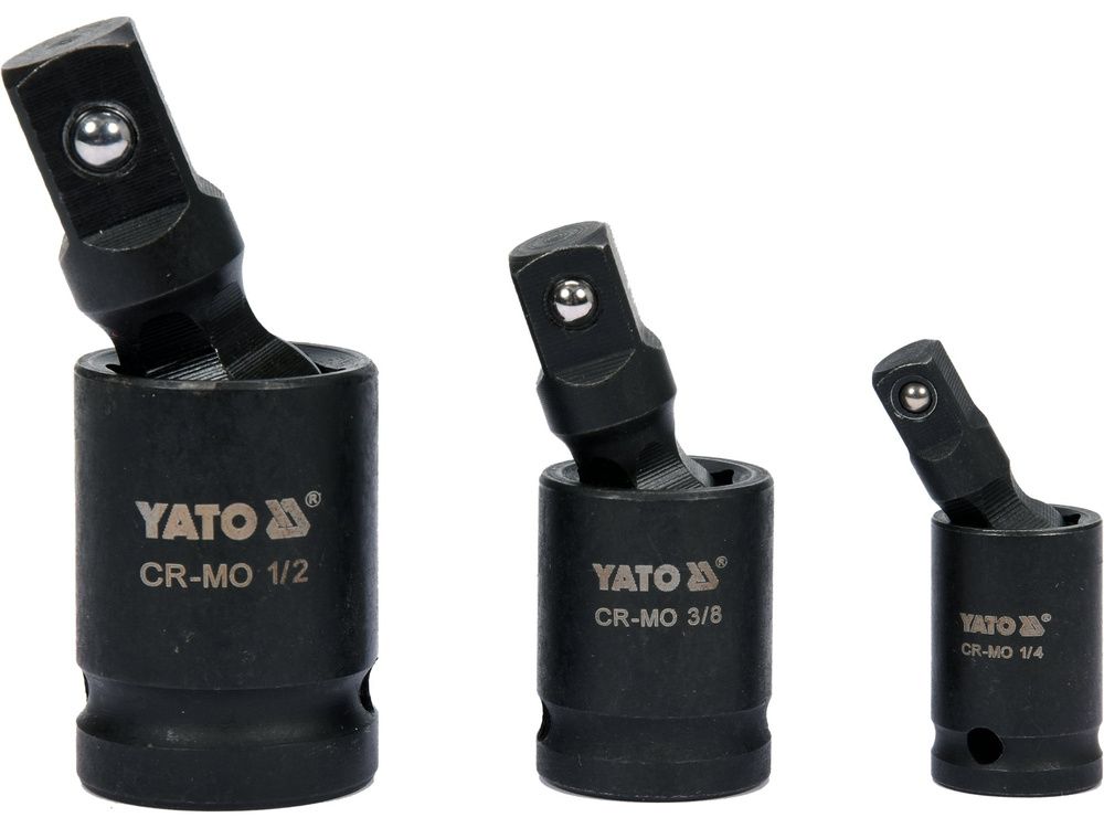 სახსარი გადამყვანი თავაკის 1/4", 3/8", 1/2" 3 ც YATO YT-10643 სურათი