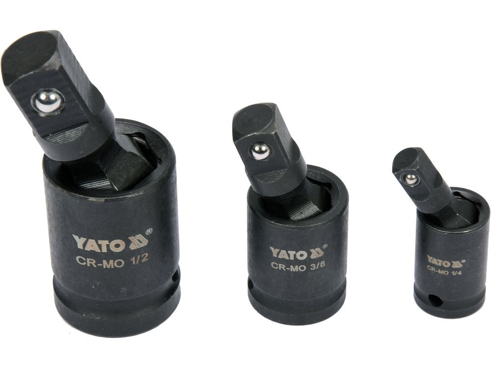 სახსარი გადამყვანი თავაკის 1/4", 3/8", 1/2" 3 ც YATO YT-10643 სურათი