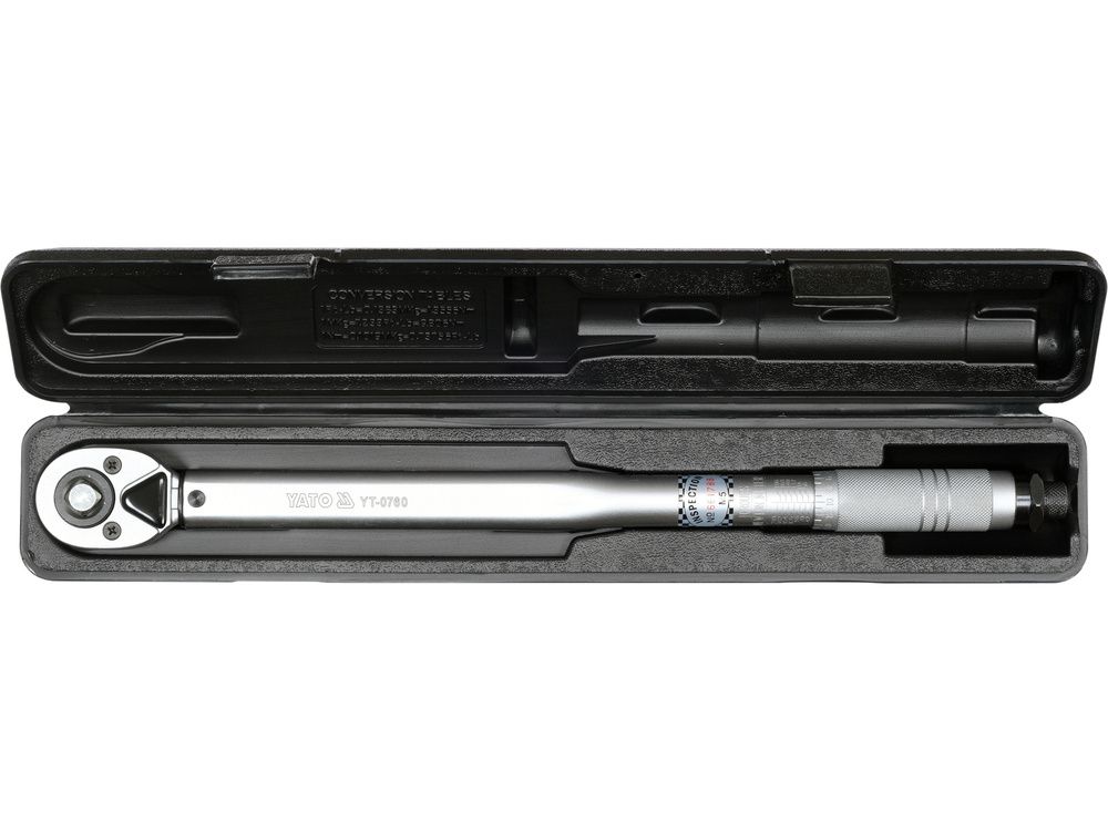 ხრუტუნა სახელური დინამომეტრული YATO YT-0760, 1/2" 30-210 Nm სურათი