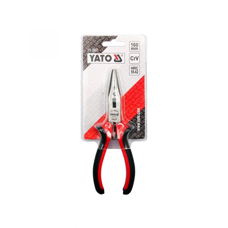 გრძელცხვირა ბრტყელტუჩა YATO YT-6604, 8" (200 მმ) სურათი