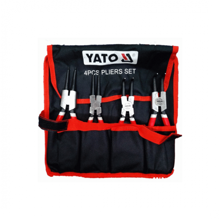 კოლიცოს ბრტყელტუჩების კომპლექტი YATO YT-39171, 4 ცალი სურათი