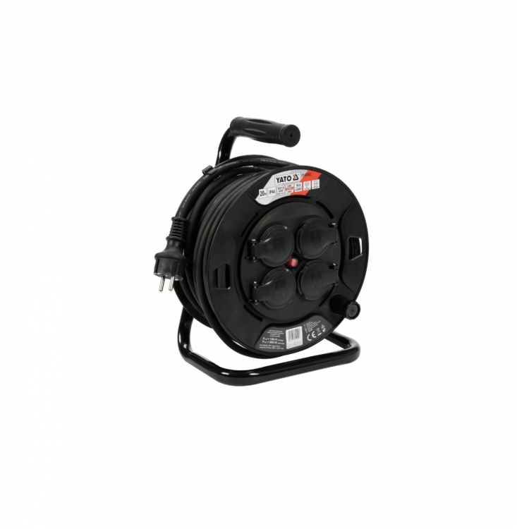 დამაგრძელებელი YATO YT-81052, 20 მ, 3x1.5 მმ², ძლიერი და პროფესიონალური გამოყენებისთვის სურათი