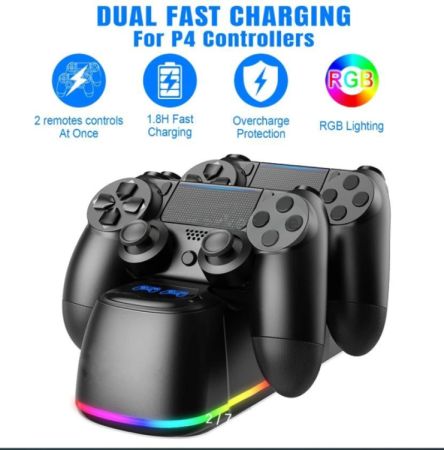 Dual Fast Charging Dock FOR Playstation 4 სურათი