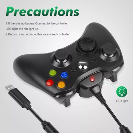 Xbox 360 BETTERY PACK & CHARGEABLE CABLE სურათი