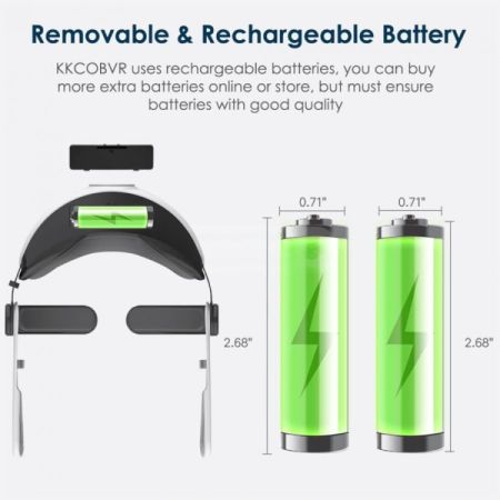 Oculus Quest 2 Elite Head Strap with 6800Mh Battery სურათი