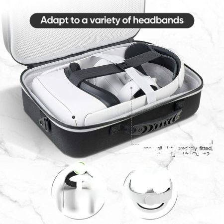 Oculus Quest 2/3 დამცავი ჩანთა (Travel Carrying Bag) – დახვეწილი დიზაინი და მაქსიმალური დაცვა სურათი