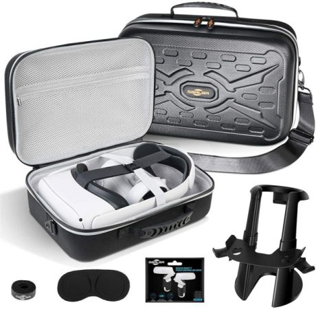 Oculus Quest 2/3 დამცავი ჩანთა (Travel Carrying Bag) – დახვეწილი დიზაინი და მაქსიმალური დაცვა სურათი