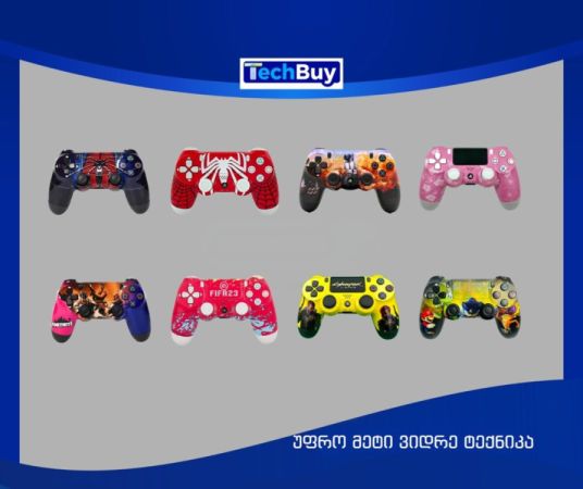 2X100₾, PS4 კონტროლერი - DualShock 4 სურათი