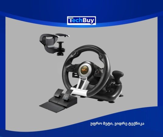 SALE!!! PXN V3 PRO სათამაშო საჭე Steering Wheel სურათი