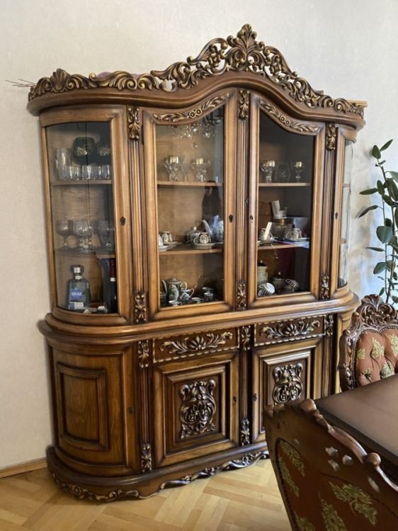 ირანული ნატურალური ხის ავეჯის სრული კომპლექტი სურათი