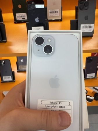 iPhone 15 - ოფიციალური გარანტიით, 0% განვადებით სურათი