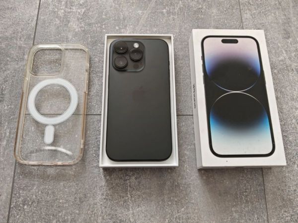 IPHONE 14 PRO 256GB SPACE BLACK Dual Sim ახალივით LIKE NEW სურათი