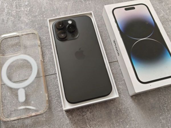 IPHONE 14 PRO 256GB SPACE BLACK Dual Sim ახალივით LIKE NEW სურათი