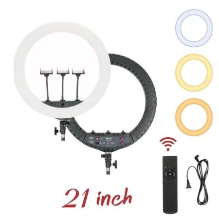 Jmary 21ინჩიანი ring light+2.1მ შტატივი! სურათი