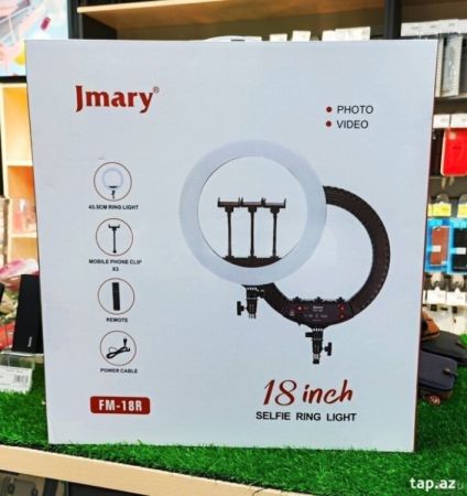 Jmary 18ინჩიანი Ring Light 2.1მ შტატივით! სურათი