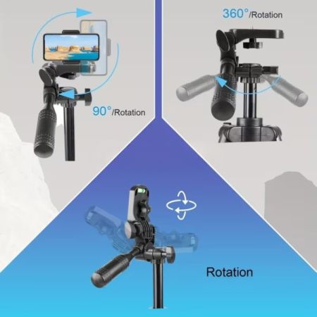 51-inch Adjustable Camera Tripod შტატივი სურათი