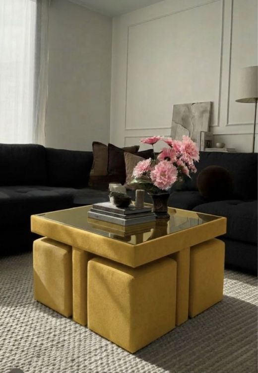 ჟურნალის მაგიდა – ახალი ქარხნული ხის მაგიდა, თანამედროვე და გამძლე დიზაინი სურათი