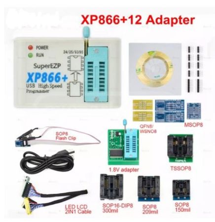 XP866 SPI FLASH Programmer BIOS Chip პროგრამატორი სურათი