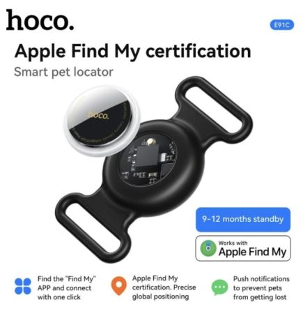 GPS ტრეკერი Hoko e91 c ცხოველებისთვის. წყალგამძლე სურათი