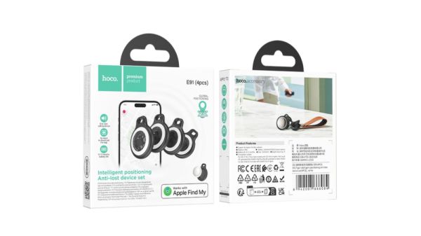 Hoco E91 AirTag (4PCS Set, Apple Find My) | SE187 სურათი