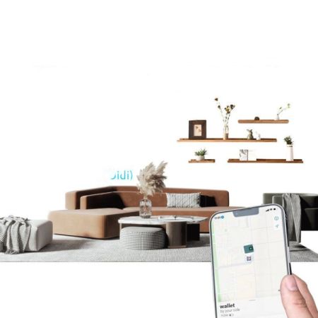 GPS ტრეკერი MFi Certified air Tag Wallet Finder with NFC Fun სურათი