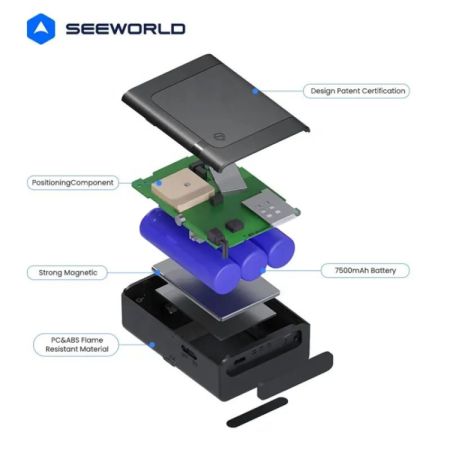 GPS ტრეკერი  ძლიერი ელემენტით მოსმენის ფუნქციით სურათი