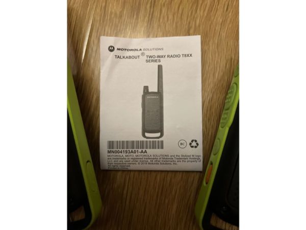 რაცია motorola two way radio T801 სურათი