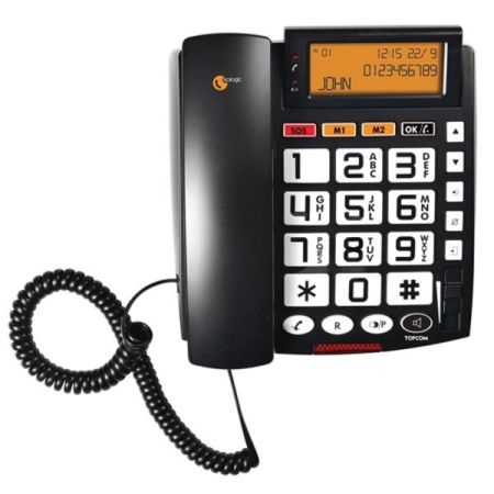 სტაციონარული ტელეფონი TOPCOM SOLOGIC A831, Analog Telephone, სურათი