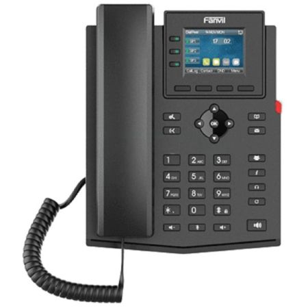 სტაციონარული ტელეფონი Fanvil X303G, IP Phone, 4 SIP, Poe, Bl სურათი