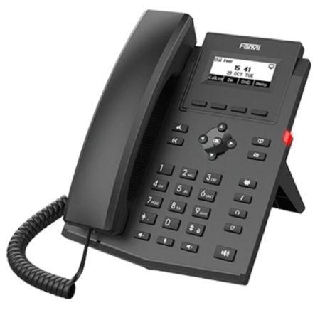 სტაციონარული ტელეფონი Fanvil X301W, IP Phone, 2 SIP, Black სურათი