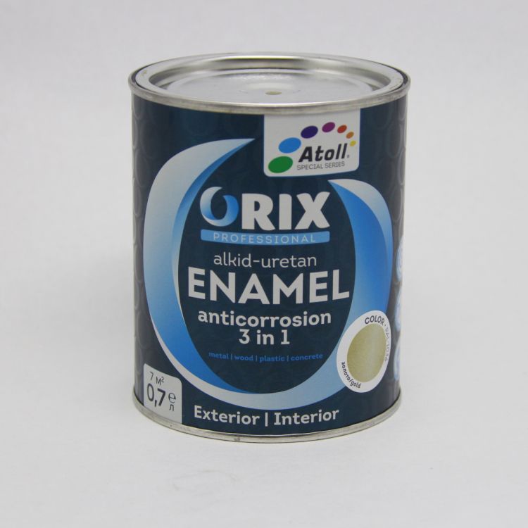 ემალი ოქროსფერი ანტიკოროზიული Color ORIX RAL 1036 0,7 კგ სურათი