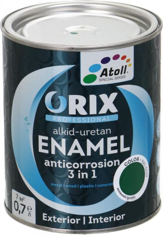 ემალი მწვანე ანტიკოროზიული Color ORIX 0.8 კგ RAL 6029 სურათი