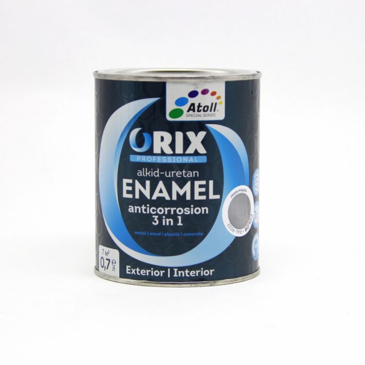 ემალი ვერცხლისფერი ანტიკოროზიული Color ORIX RAL 9022 0,7 კგ სურათი