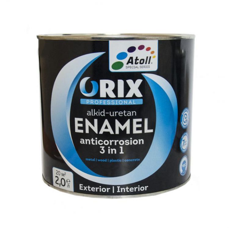ემალი ნაცრისფერი ანტიკოროზიული Color ORIX RAL 7045 2,4 კგ სურათი