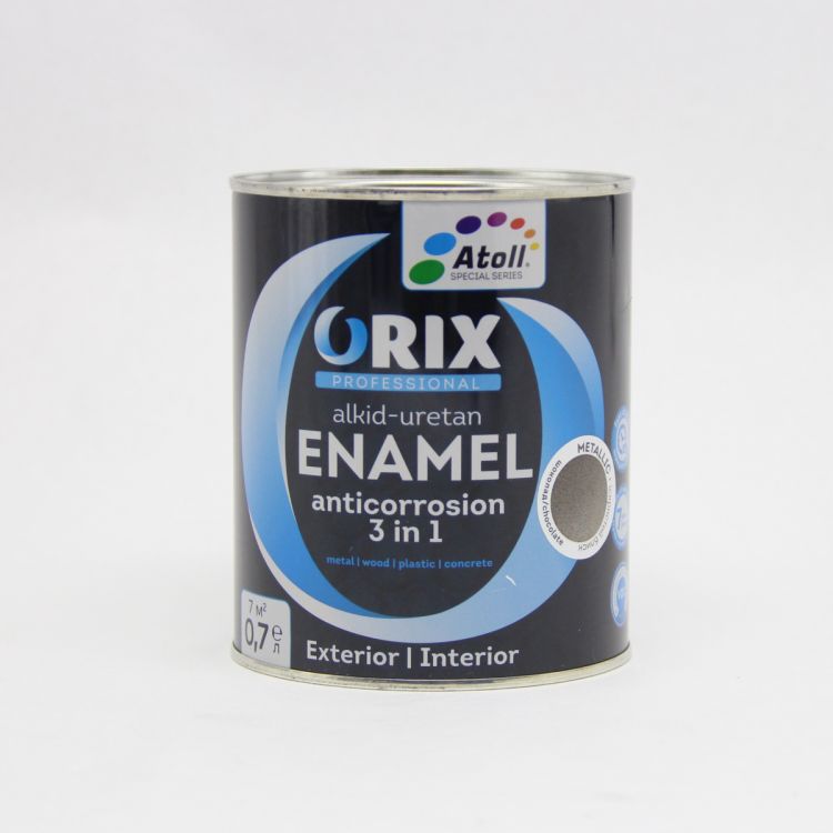 ემალი შოკოლადი ანტიკოროზიული ORIX METALLIC 0,7 კგ სურათი