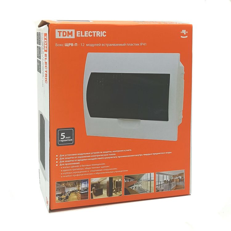 კარადა ЩРВ-12 მოდულით შიდა მონტაჟის IP41 SQ0902-0004 TDM სურათი