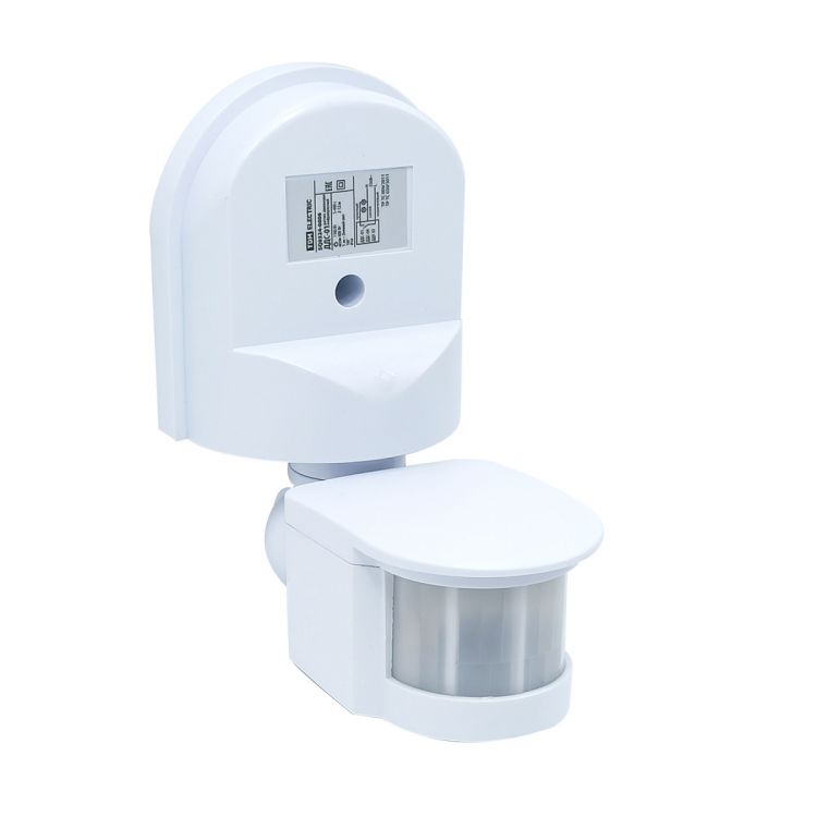 მოძრაობის დედექტორი კედლის ДДС-01 1100Вт, 5-480с, 2-12м,  180гр, IP44,   SQ0324-0006 TDM სურათი