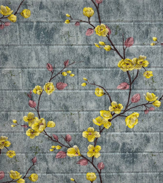 თვითწებვადი კედლის საფარიBP-5 Green plum blossom სურათი