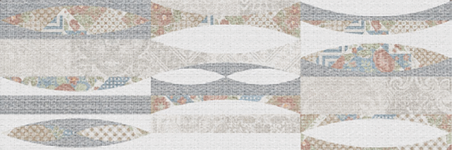 კედლის ფილა MITO DECOR GRIS 20X60 დეკორი სურათი