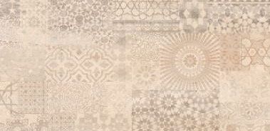 კერამო გრანიტი CEMENT BEIGE FLOWER DECOR 30X60 სურათი