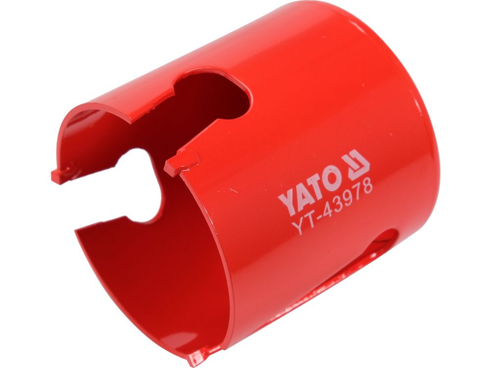 გვირგვინი სახვრეტი YATO YT-43978, 64 მმ – TCT ტექნოლოგიაზე დაფუძნებული მძლავრი ინსტრუმენტი მყარი ზედაპირების სწრაფი და ზუსტი გახვრეტისთვის სურათი