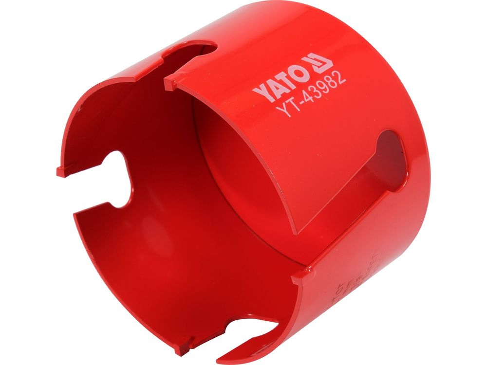 გვირგვინი სახვრეტი YATO YT-43982, 92 მმ – TCT ტექნოლოგიით აღჭურვილი მძლავრი ინსტრუმენტი დიდი დიამეტრის სუფთა ჭრებისთვის სურათი