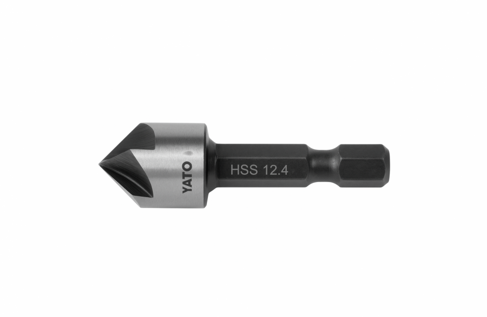 კონუსური ბურღი YATO YT-44724, 12.4 მმ – HEX ექვსკუთხა დაბოლოებით ზუსტი და ეფექტური ბურღვისთვის სურათი