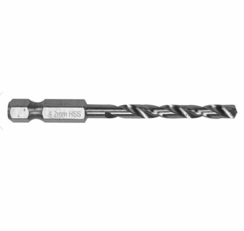 მეტალის ბურღის პირი YATO YT-44867, 4.2 მმ – HEX ექვსკუთხა დაბოლოებით სიზუსტე და საიმედოობა ლითონზე სამუშაოდ სურათი
