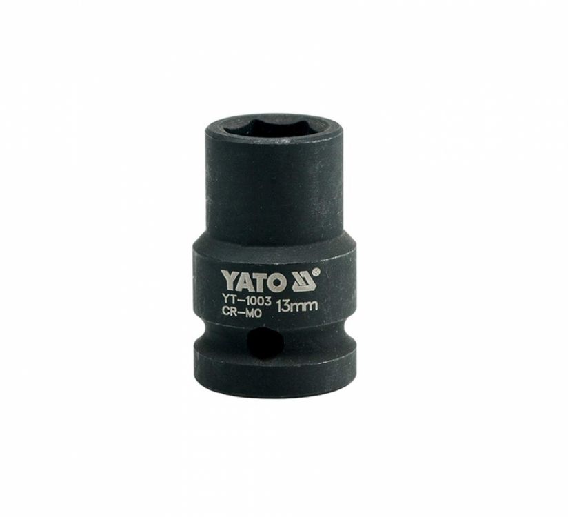 თავაკი ქანჩის მოსახსნელი YATO YT-1003, 1/2" 13 მმ (შავი) – იდეალური ინსტრუმენტი დაზიანებული ან გადაჭარბებით გამკაცრებული ქანჩების მოსახსნელად სურათი