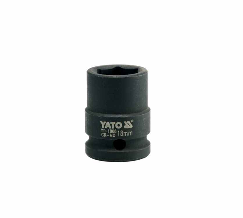 თავაკი ქანჩის მოსახსნელი YATO YT-1008, 1/2" 18 მმ (შავი) – გამძლე და ზუსტი ინსტრუმენტი დაზიანებული ქანჩებისთვის სურათი